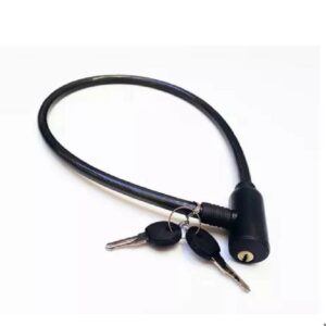 ESLINGA 4.5 MM X 80 CM C/LLAVE NEGRO