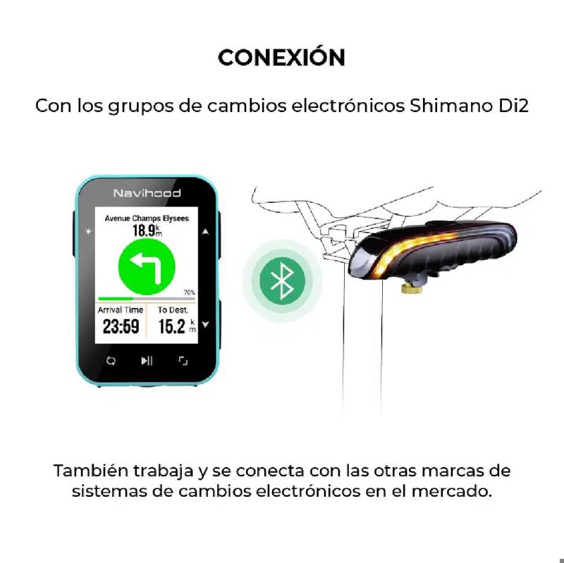 CICLOCOMPUTADORA NAVIHOOD L2 GPS COLOR SCREEN