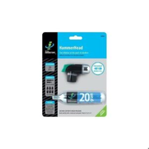 HAMMER HEAD ADAPTADOR + GARRAFA DE 16 G
 GARRAFA CO2 GENUINE INNOVATIONS