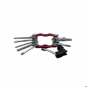 HERRAMIENTA MULTIFUNCION 11 EN 1 ALLEN-ERGONOMICA ROJA- DESARMACADENAS