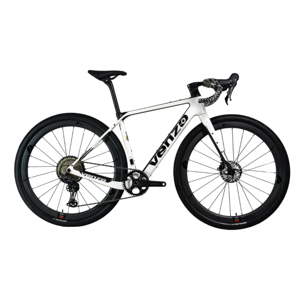 BICICLETA VENZO GRAVEL CARBONO HECATE 1x12 RUEDA ALUMINIO