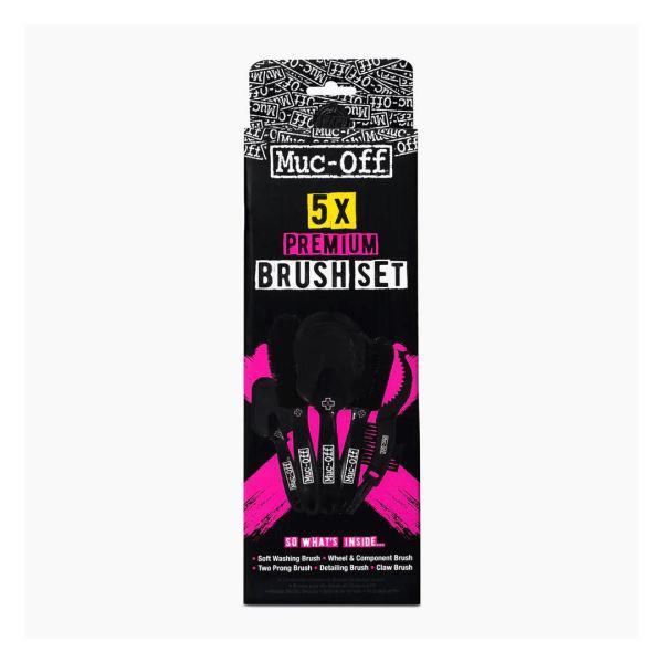 SET DE CEPILLOS MUC-OFF PREMIUM X 5 206