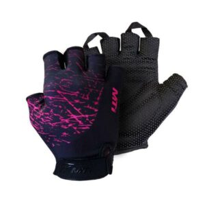 GUANTES CORTOS MTI SCRATCH NEGRO/ROSA