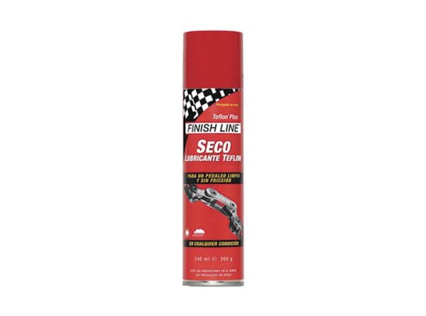 LUBRICANTE SECO FINISH LINE DRY LUBE CON TEFLON 8OZ-240ML AEROSOL